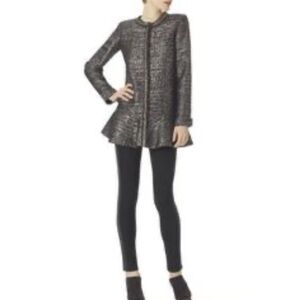 Newport News Black and Gold Textured Jacket